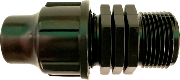 Anschlussverschraubung AG Außengewinde Schraubkupplung 16 mm (Pipes & Tropfrohre)